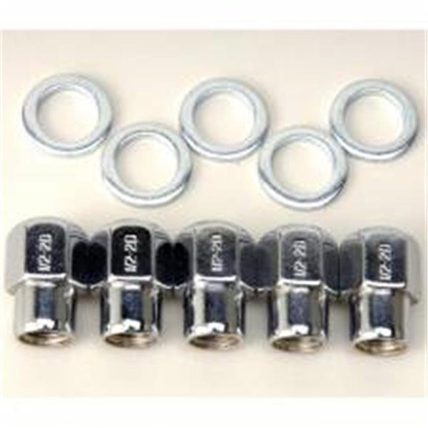 Weld Racing Weld Racing WEL601-1464 0.43 in. Right Hand Closed End with Washers Lug Nuts- Pack of 5 WEL601-1464